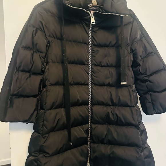 Herno Satin A-Line Down Coat Size 36 - Picture 10 of 12